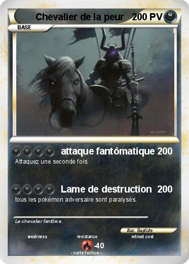 Pokemon Chevalier de la peur