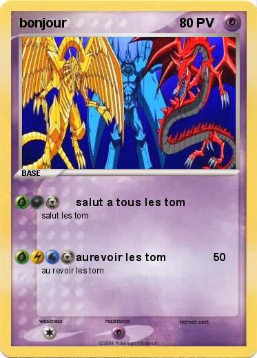 Pokemon bonjour