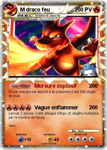 Pokemon M draco feu