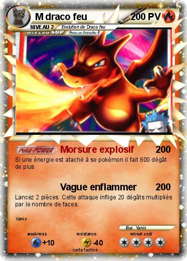 Pokemon M draco feu