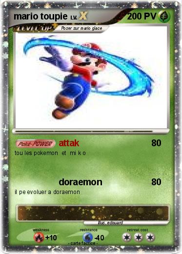 Pokemon mario toupie