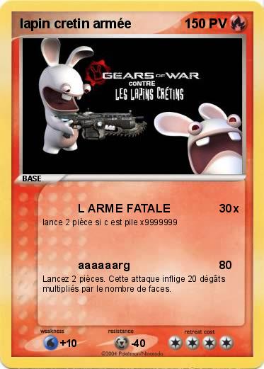 Pokemon lapin cretin armée