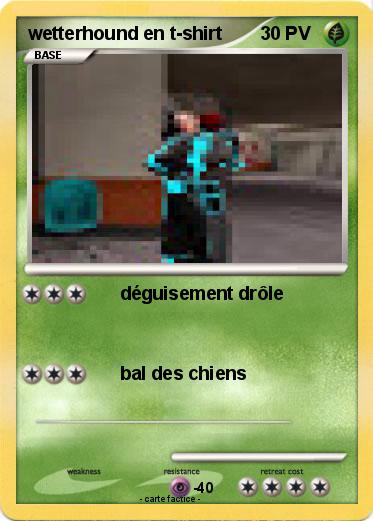 Pokemon wetterhound en t-shirt