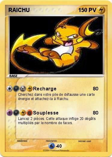 Pokemon RAICHU
