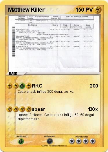 Pokemon Matthew Killer