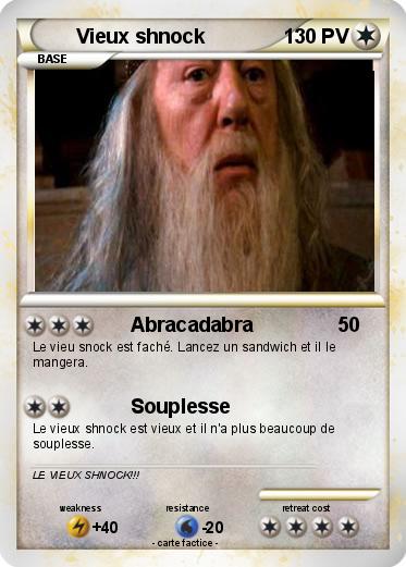 Pokemon Vieux shnock