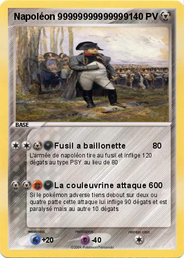 Pokemon Napoléon 99999999999999