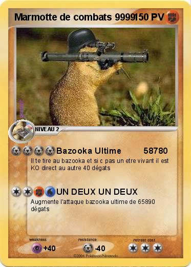 Pokemon Marmotte de combats 9999