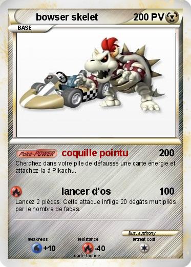 Pokemon bowser skelet