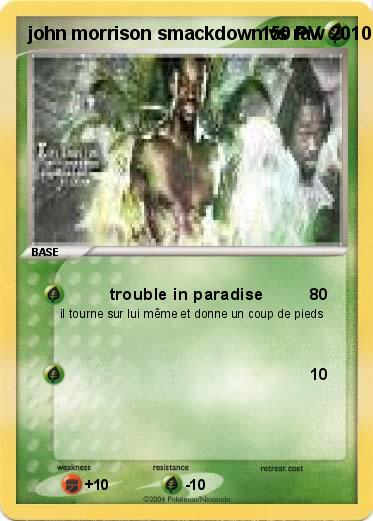 Pokemon john morrison smackdown vs raw 2010