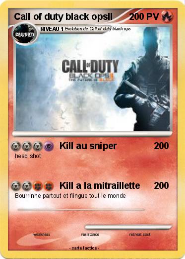 Pokemon Call of duty black opsII