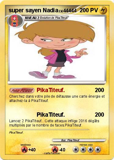 Pokemon super sayen Nadia
