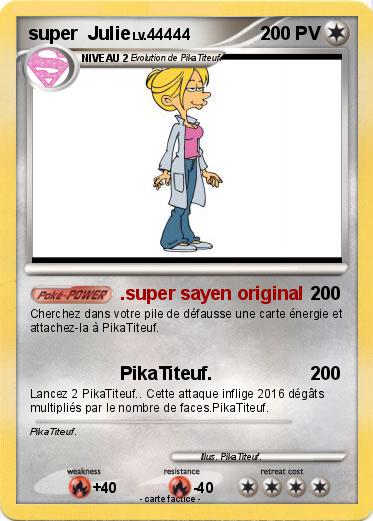 Pokemon super  Julie