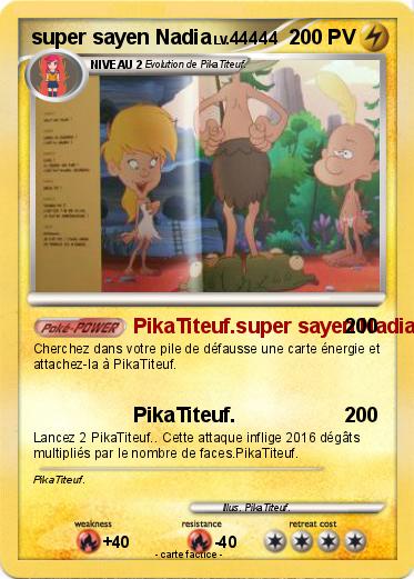 Pokemon super sayen Nadia