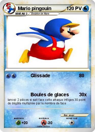 Pokemon Mario pingouin