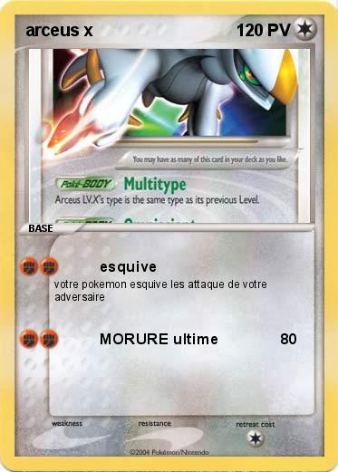 Pokemon arceus x
