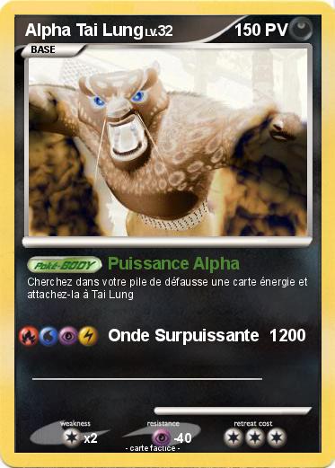 Pokemon Alpha Tai Lung