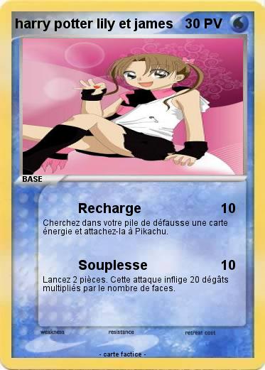 Pokemon harry potter lily et james