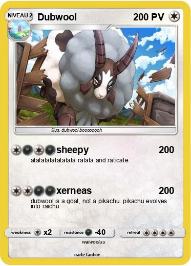 Pokemon Dubwool
