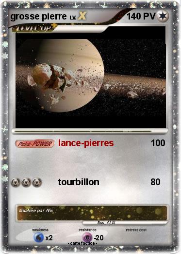 Pokemon grosse pierre