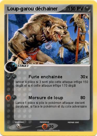 Pokemon Loup-garou déchainer