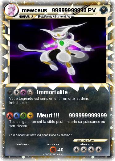Pokemon mewceus   999999999
