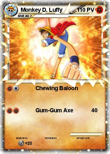 Pokemon Monkey D. Luffy