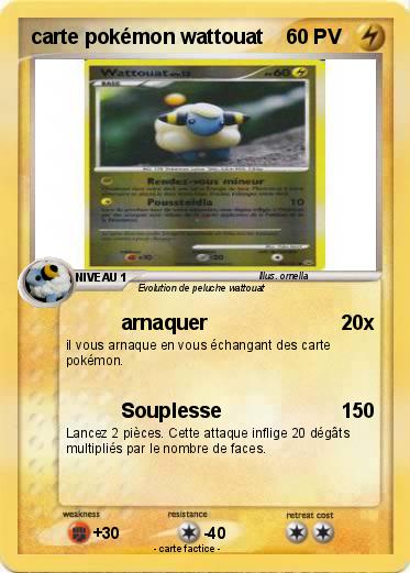 Pokemon carte pokémon wattouat