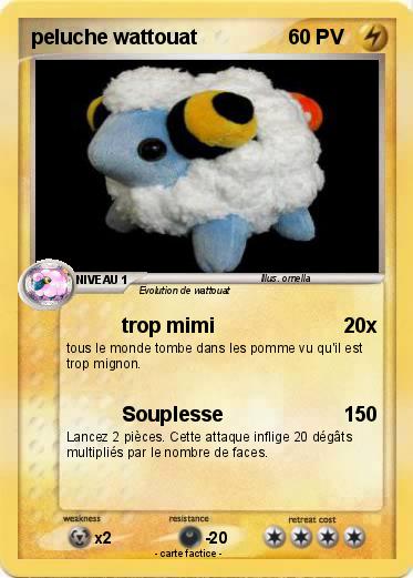 Pokemon peluche wattouat