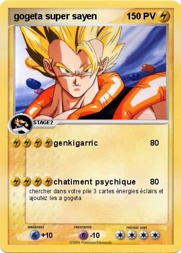 Pokemon gogeta super sayen