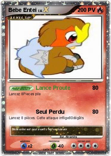 Pokemon Bebe Entei