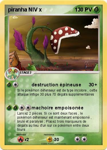 Pokemon piranha NIV x
