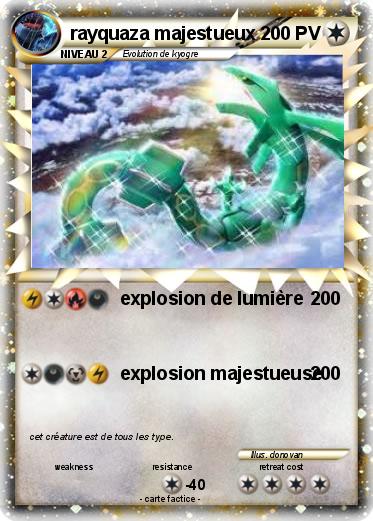 Pokemon rayquaza majestueux