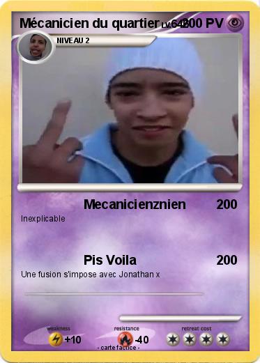 Pokemon Mécanicien du quartier