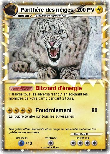 Pokemon Panthère des neiges