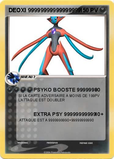 Pokemon DEOXI 99999999999999999