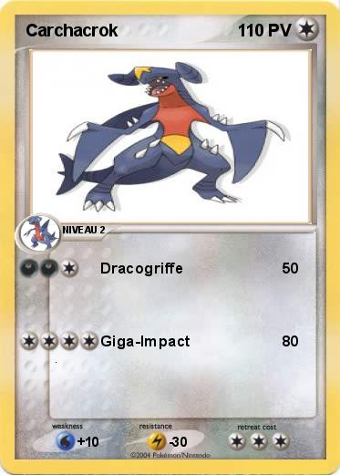 Pokemon Carchacrok
