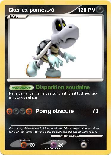 Pokemon Skerlex pomé