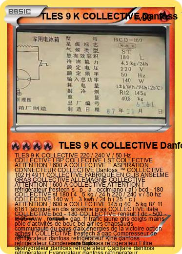 Pokemon TLES 9 K COLLECTIVE Danfoss ™
