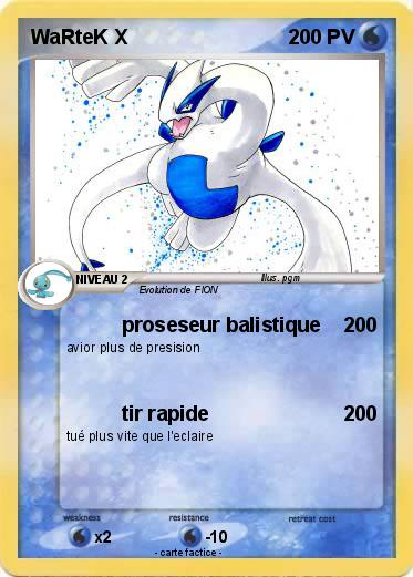 Pokemon WaRteK X