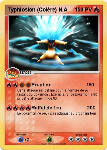 Pokemon Typhlosion (Colère) N.A    