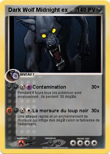 Pokemon Dark Wolf Midnight ex