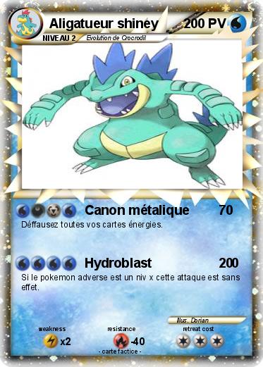 Pokemon Aligatueur shiney