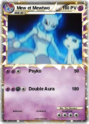 Pokemon Mew et Mewtwo