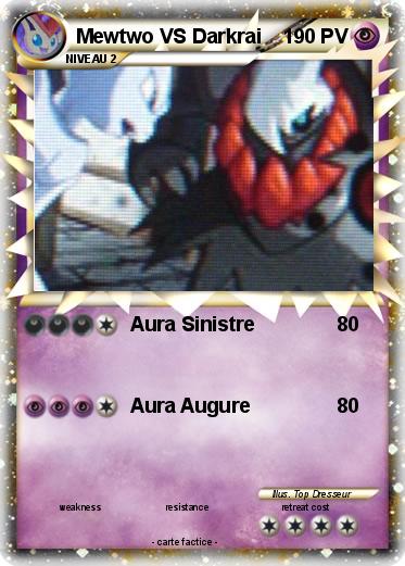 Pokemon Mewtwo VS Darkrai