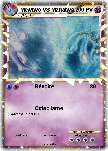 Pokemon Mewtwo VS Manatwo