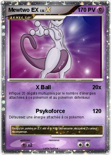 Pokemon Mewtwo EX