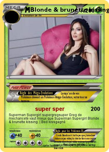 Pokemon Blonde & brunette kissing. | Bed kiss