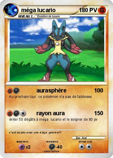 Pokemon méga lucario
