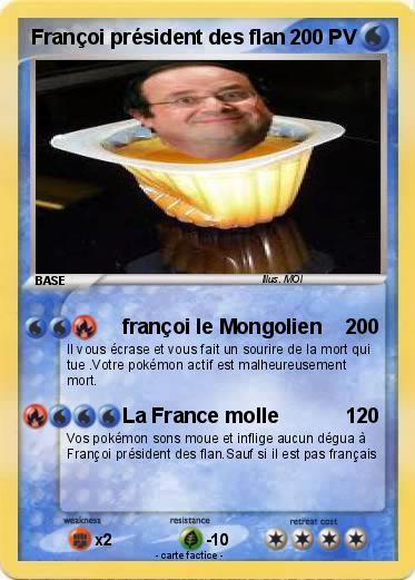 Pokemon Françoi président des flan